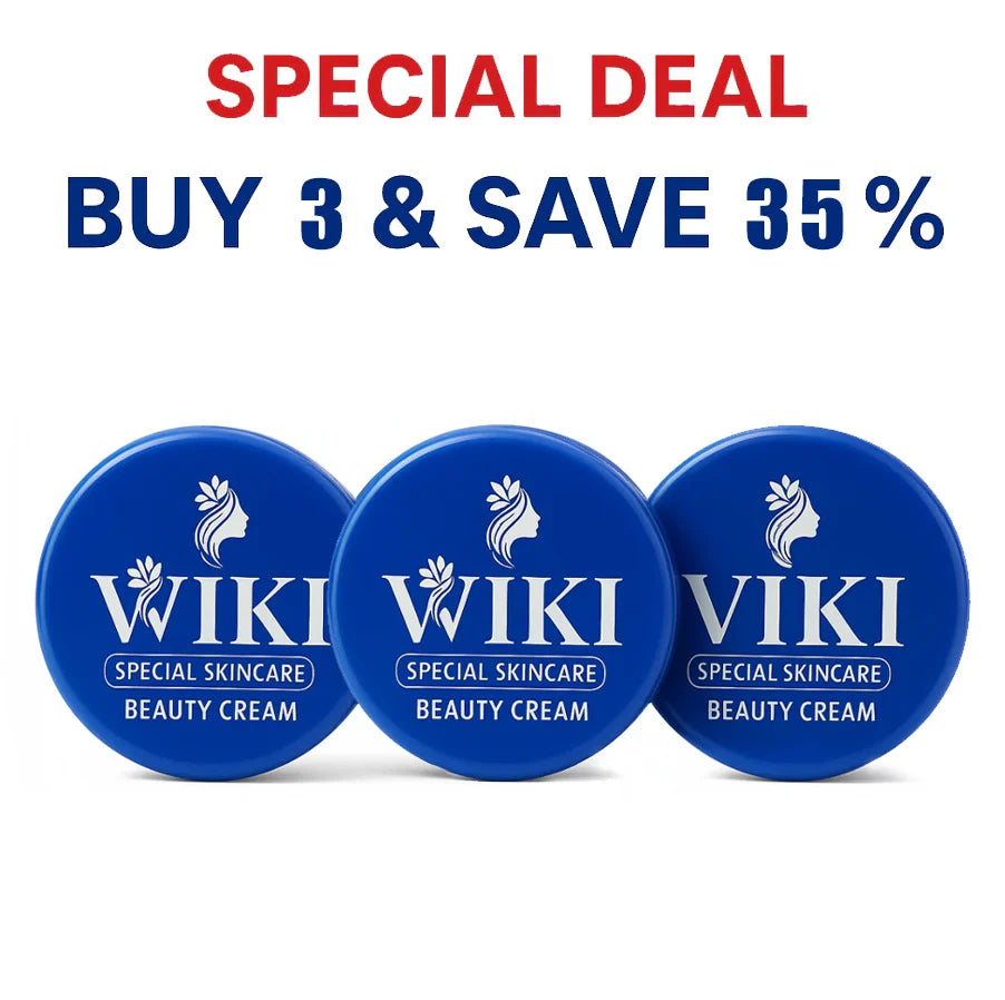 Buy 3 Wiki Special Skin Care Creams and enjoy an amazing 35% OFF